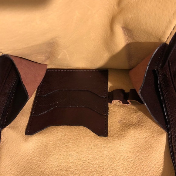 Leather backpack bag from Italy (Rome) - Picture 3 of 8